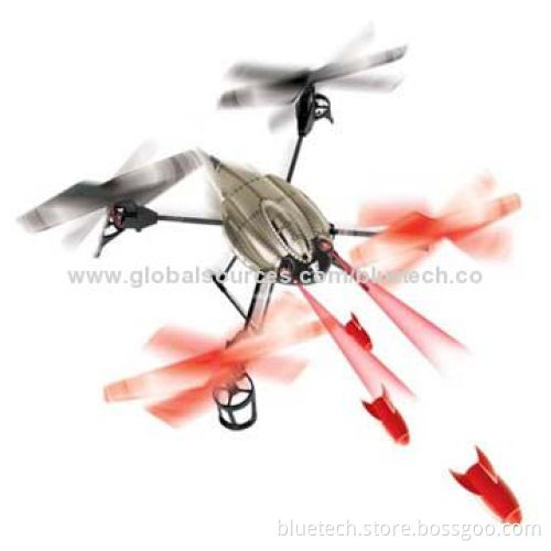 4-channel Multi-function Quad Copter -2.4GHz and 5-in-1 Flying Toy, 7-8 Minutes Flying Time
